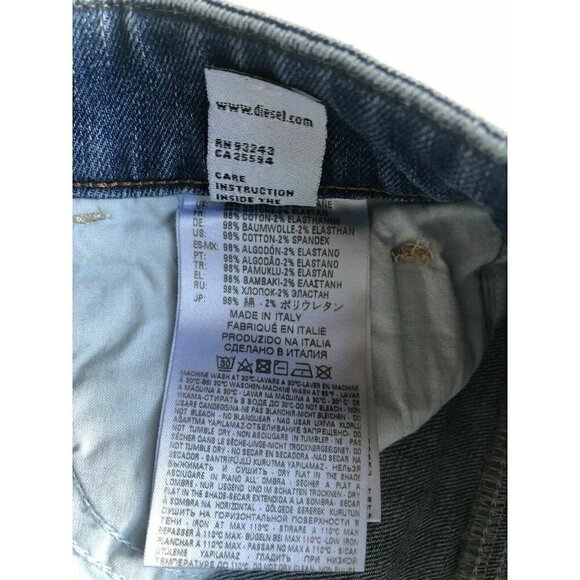 Diesel D-Eiselle Straight Straight Jeans W26 L32 - Picture 10 of 12